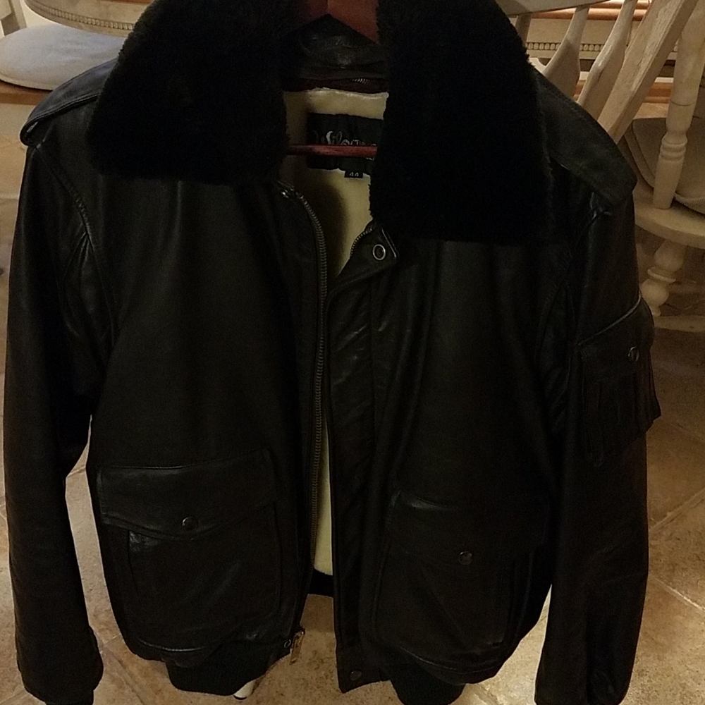 Men's leather jacket